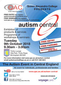 Queen Alexandra College Presents... Autism Central 2018