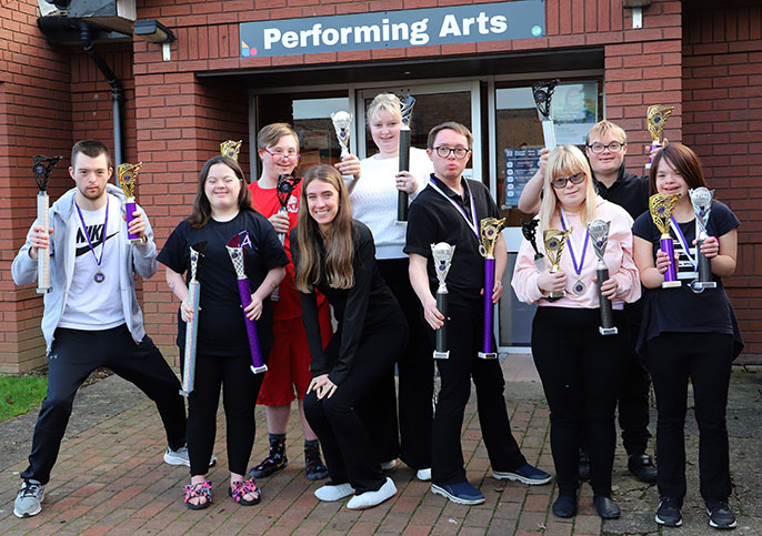 Students at Derwen College, a specialist provision in Shropshire, have been celebrating successes in the local community.