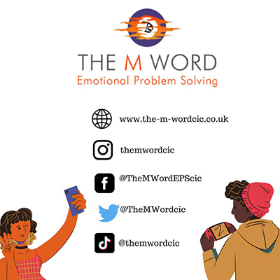 The M Word cic is a small, not-for-profit organisation that supports all ages with mental health around neuro-diverse presentations from Mental Health assessments, ADOS stage 1 screenings, EHCP/IEP, therapy and coaching from qualified mental health nurses and a SEND Education Consultant.