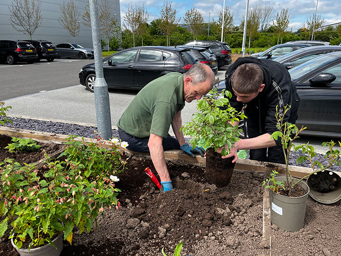 Students at specialist Shropshire college, Derwen College, have been celebrating successes in the local community.