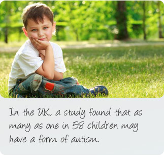 What is autism? In the UK, a study found that as many as one in 58 children may have a form of autism.